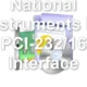 National Instruments NI PCI-232/16 Interface