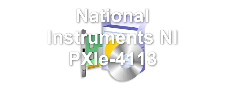 National Instruments NI PXIe-4113