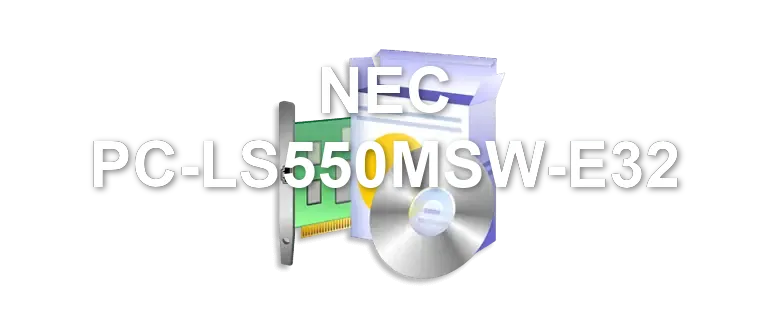 NEC PC-LS550MSW-E32