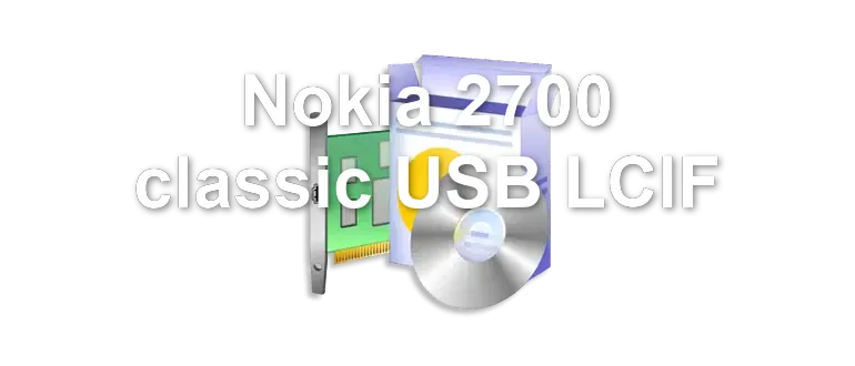 Nokia 2700 classic USB LCIF