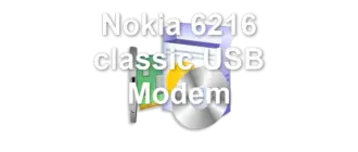 Nokia 6216 classic USB Modem