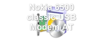 Nokia 6500 classic USB Modem AT