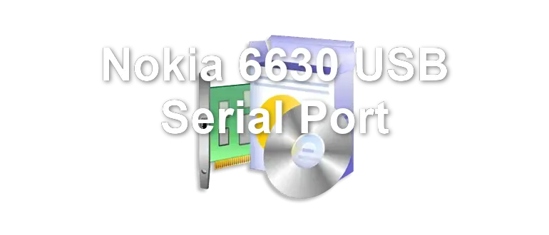 Nokia 6630 USB Serial Port