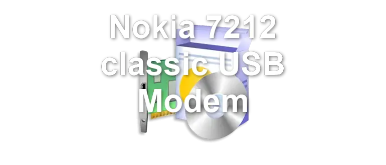 Nokia 7212 classic USB Modem