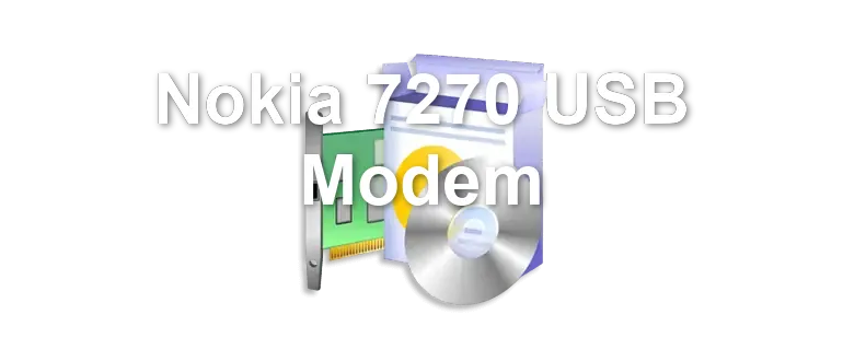 Nokia 7270 USB Modem
