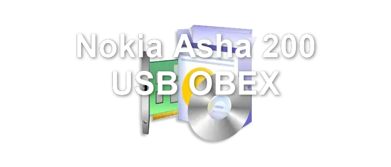 Nokia Asha 200 USB OBEX