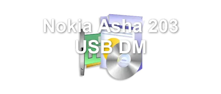 Nokia Asha 203 USB DM