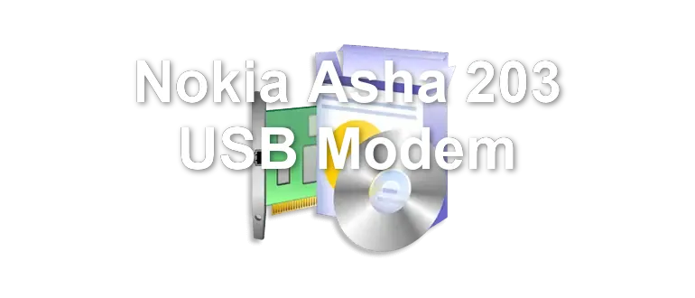 Nokia Asha 203 USB Modem