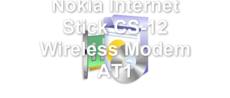 Nokia Internet Stick CS-12 Wireless Modem AT1
