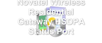 Novatel Wireless Residential Gateway HSDPA Status Port