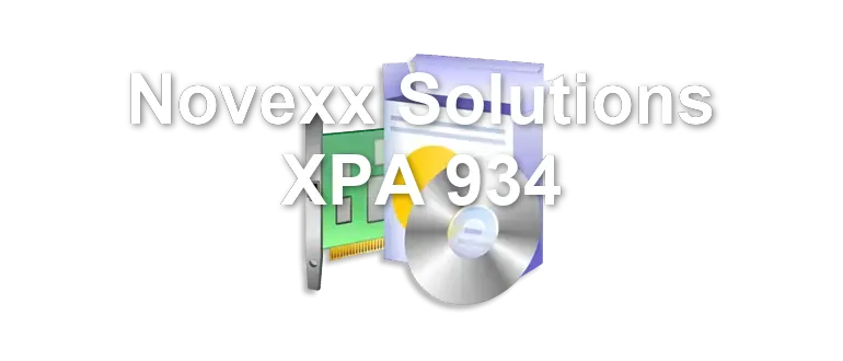 Novexx Solutions XPA 934