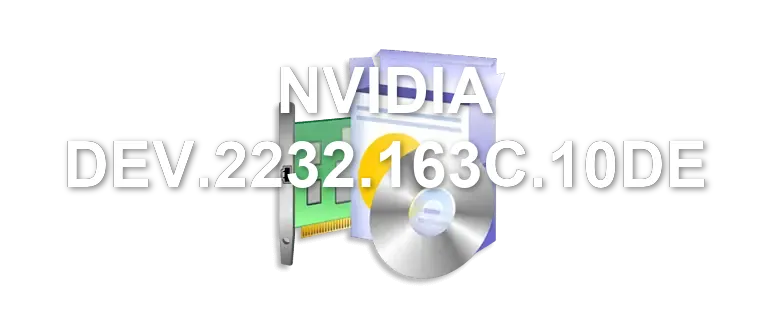 NVIDIA DEV.2232.163C.10DE