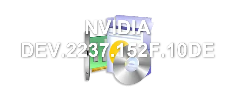 NVIDIA DEV.2237.152F.10DE