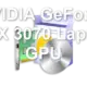 NVIDIA GeForce RTX 3070 Laptop GPU