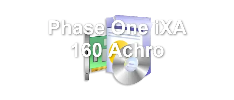 Phase One iXA 160 Achro