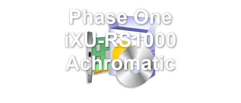 Phase One iXU-RS1000 Achromatic