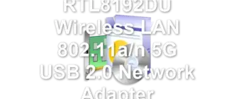 PLANET RTL8192DU Wireless LAN 802.11a/n 5G USB 2.0 Network Adapter