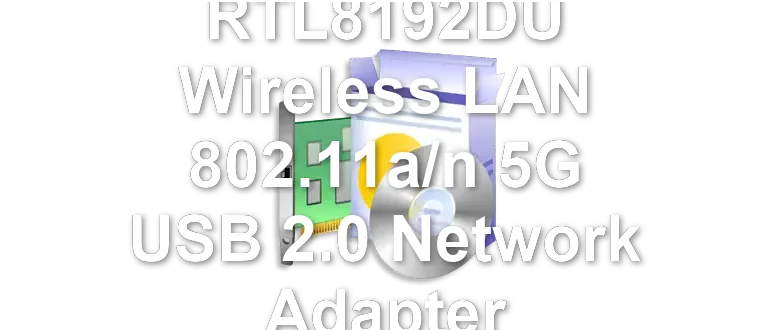 PLANET RTL8192DU Wireless LAN 802.11a/n 5G USB 2.0 Network Adapter