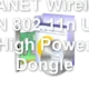 PLANET Wireless LAN 802.11n USB High Power Dongle