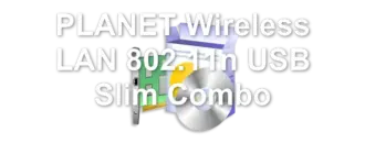 PLANET Wireless LAN 802.11n USB Slim Combo