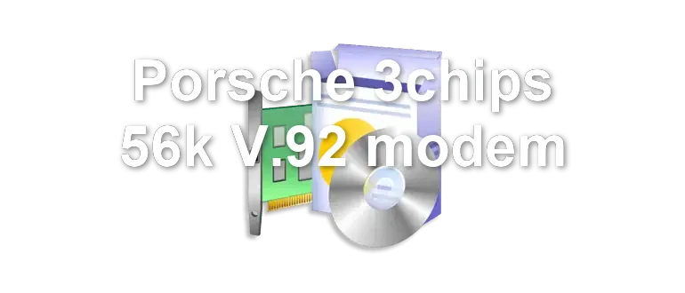 Porsche 3chips 56k V.92 modem
