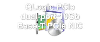 QLogic PCIe dual-port 10Gb Base-T PCIe NIC