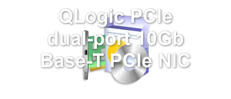 QLogic PCIe dual-port 10Gb Base-T PCIe NIC