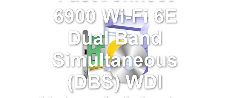QUALCOMM FastConnect 6900 Wi-Fi 6E Dual Band Simultaneous (DBS) WDI Network Adapter