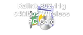 Ralink 802.11g 54Mbps Wireless PC Card