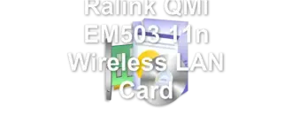 Ralink QMI EM503 11n Wireless LAN Card