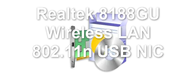 Realtek 8188GU Wireless LAN 802.11n USB NIC