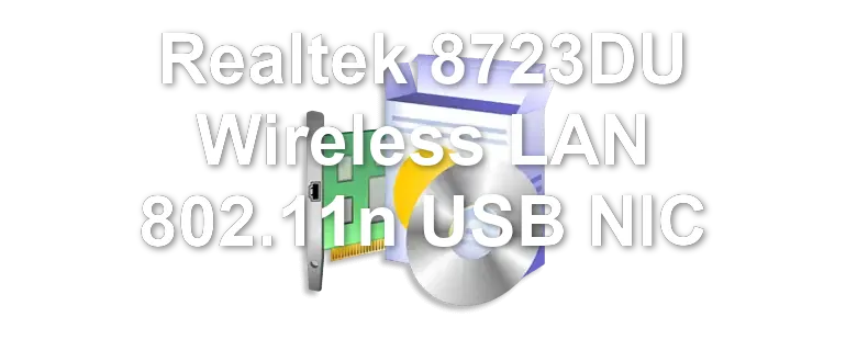 Realtek 8723DU Wireless LAN 802.11n USB NIC