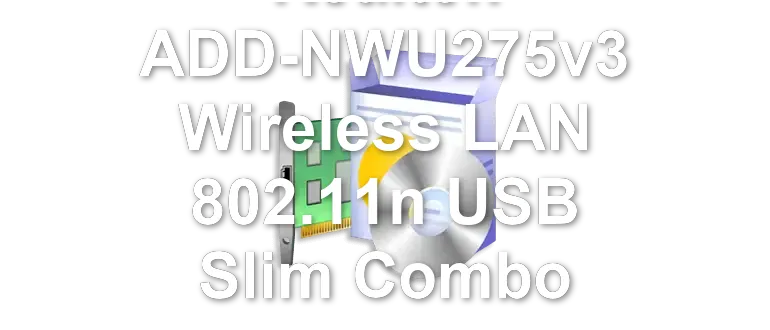Realtek ADD-NWU275v3 Wireless LAN 802.11n USB Slim Combo