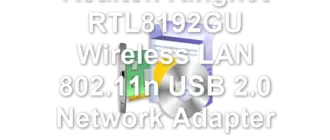 Realtek Kingnet RTL8192GU Wireless LAN 802.11n USB 2.0 Network Adapter