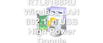 Realtek Leoxsys RTL8188RU Wireless LAN 802.11n USB High Power Dongle