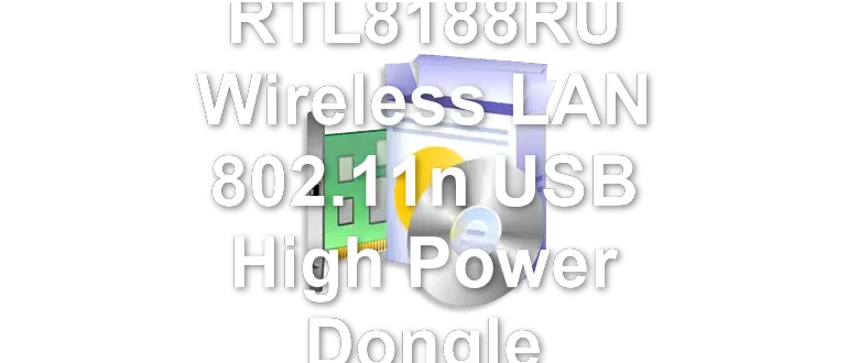 Realtek Leoxsys RTL8188RU Wireless LAN 802.11n USB High Power Dongle