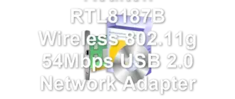 Realtek RTL8187B Wireless 802.11g 54Mbps USB 2.0 Network Adapter
