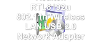 Realtek RTL8192u 802.11n Wireless LAN USB 2.0 Network Adapter