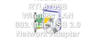Realtek RTL8703B Wireless LAN 802.11ac USB 2.0 Network Adapter