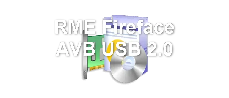 RME Fireface AVB USB 2.0