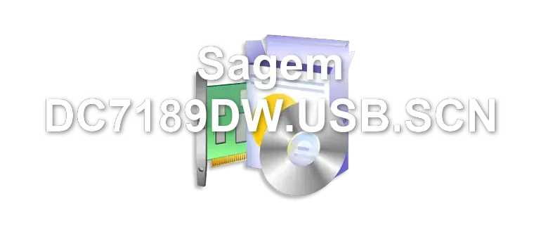 Sagem DC7189DW.USB.SCN