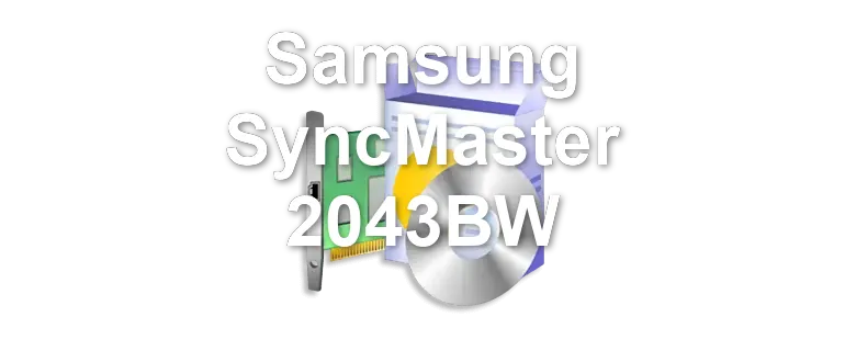 Samsung SyncMaster 2043BW