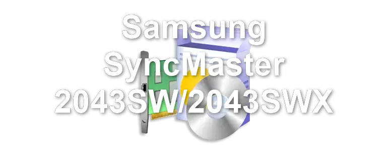 Samsung SyncMaster 2043SW/2043SWX