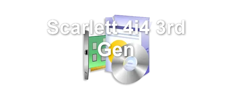 Scarlett 4i4 3rd Gen