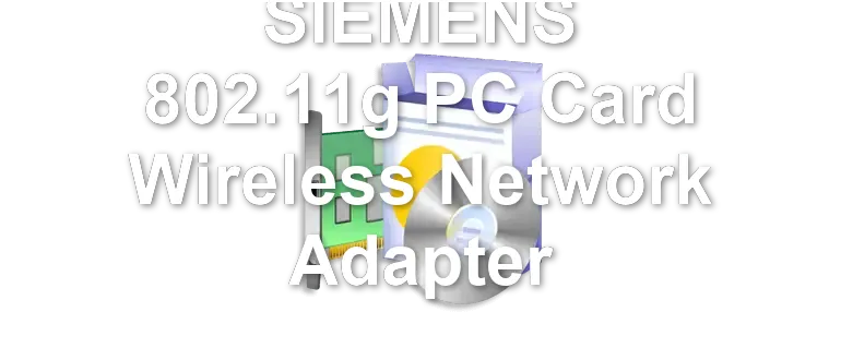 SIEMENS 802.11g PC Card Wireless Network Adapter