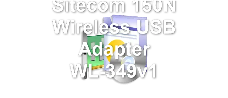 Sitecom 150N Wireless USB Adapter WL-349v1
