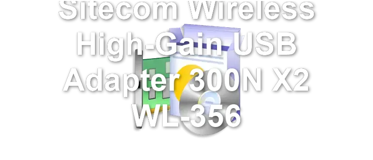 Sitecom Wireless High-Gain USB Adapter 300N X2 WL-356