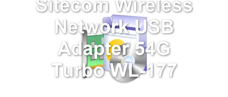Sitecom Wireless Network USB Adapter 54G Turbo WL-177