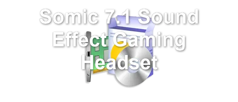 Somic 7.1 Sound Effect Gaming Headset