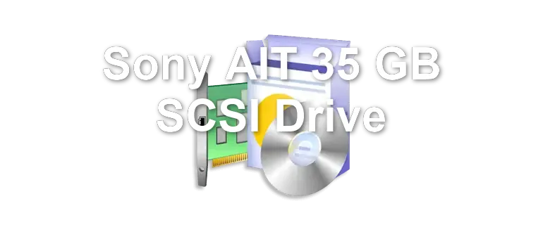 Sony AIT 35 GB SCSI Drive